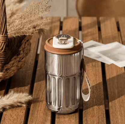 ThermoSense Digital Temperature Display Thermal Mug Smart Stainless Steel Bottle 5