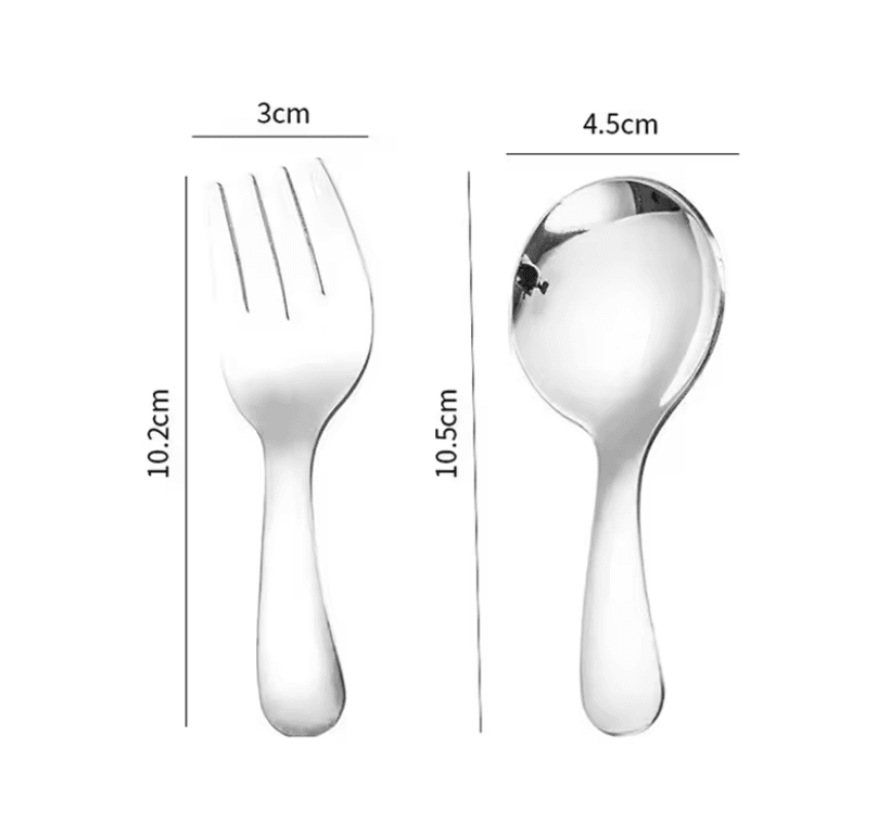 TrailMate Mini Portable Spoon And Fork Set  Stainless Steel Outdoor Cutlery 7