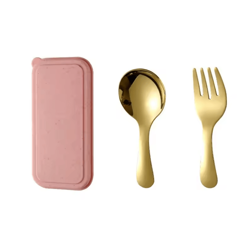 TrailMate Mini Portable Spoon And Fork Set  Stainless Steel Outdoor Cutlery 4