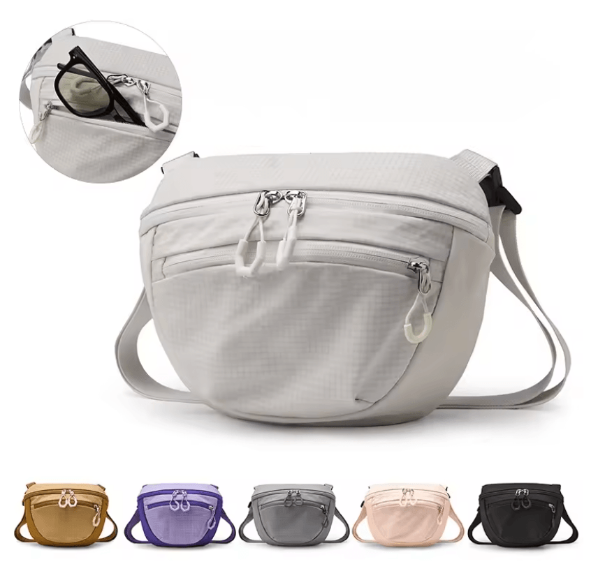 StrideEase Womens Waist Bag Lightweight Outdoor Fanny Pack with Phone Pocket