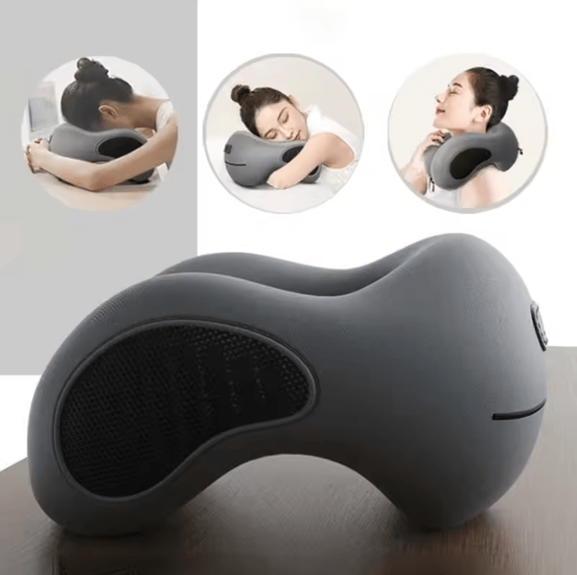 CloudRest U-Shaped Memory Foam Travel Pillow Slow Rebound Neck Support for Comfort and Health