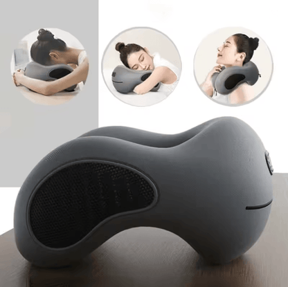 CloudRest U-Shaped Memory Foam Travel Pillow Slow Rebound Neck Support for Comfort and Health