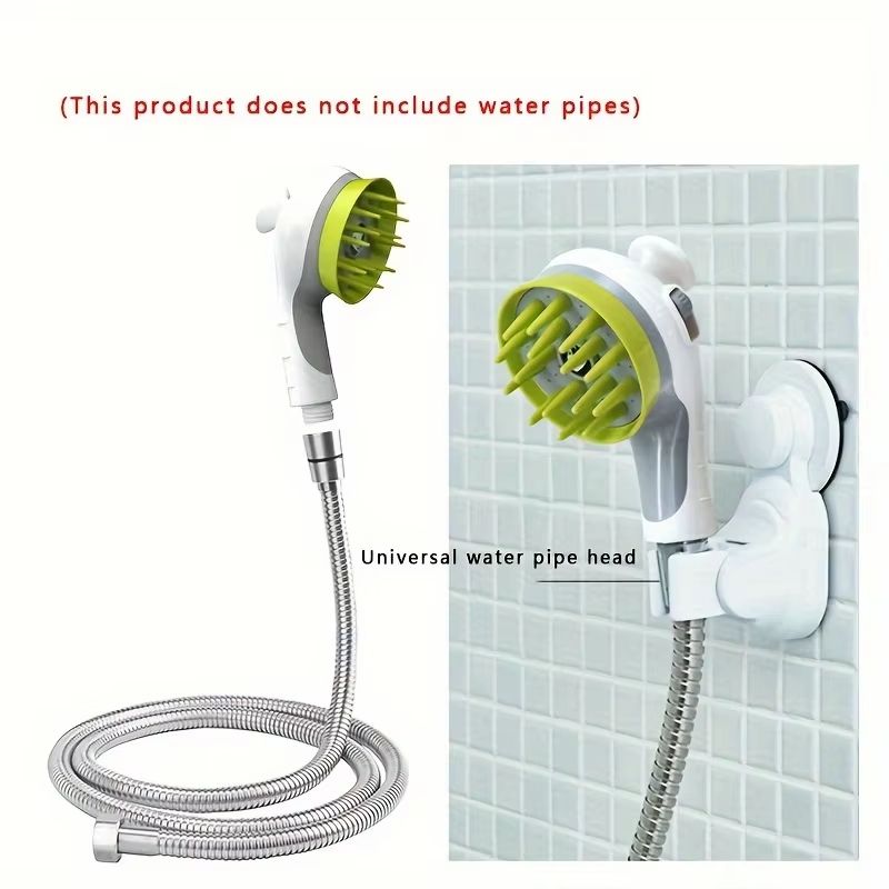 Pet Bathing Spray Shower Head with Massage Glove – 2-in-1 Dog Grooming & Bathing Tool