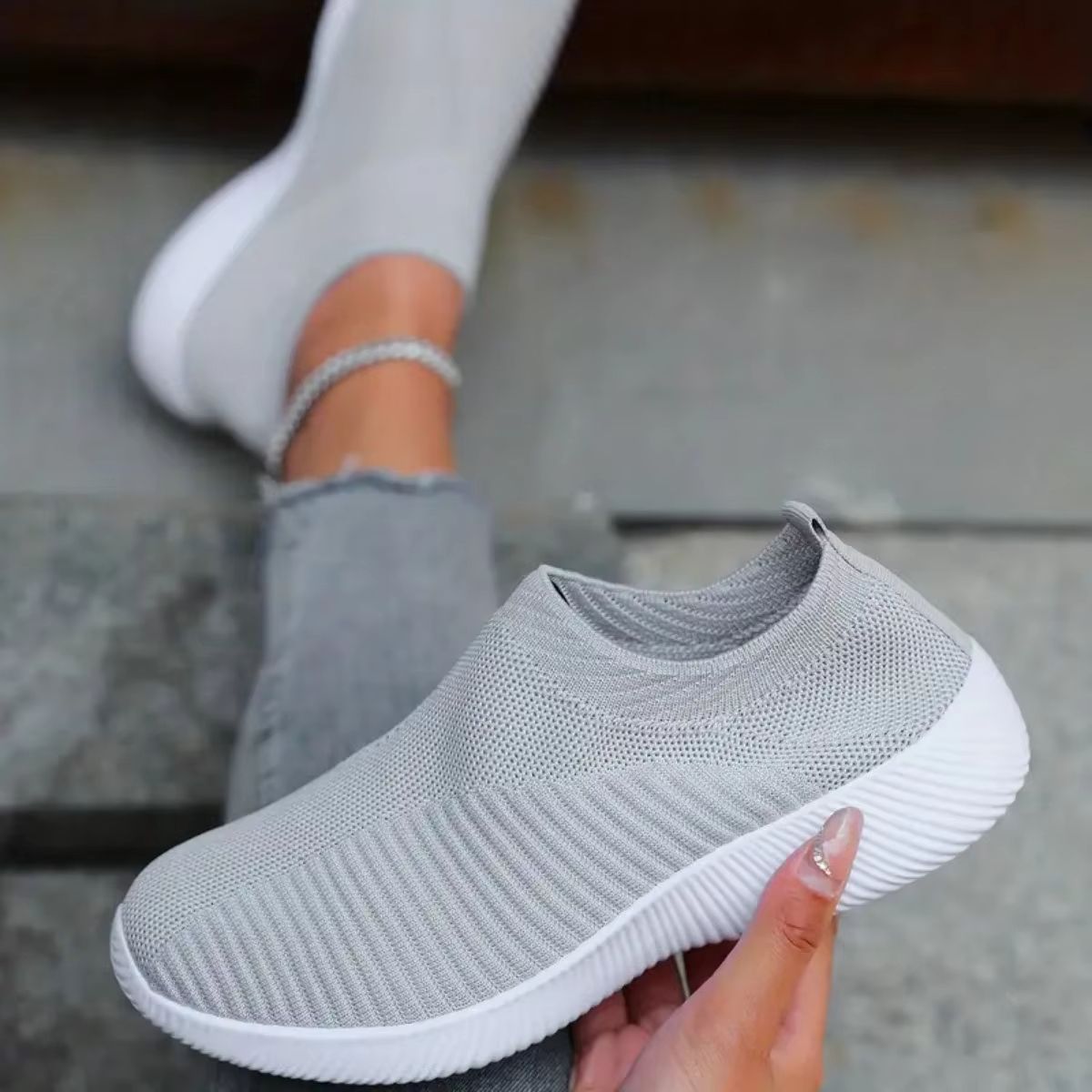 Summer SlipOn Walking Shoes  Lightweight Breathable Womens Loafers For AllDay Comfort 4