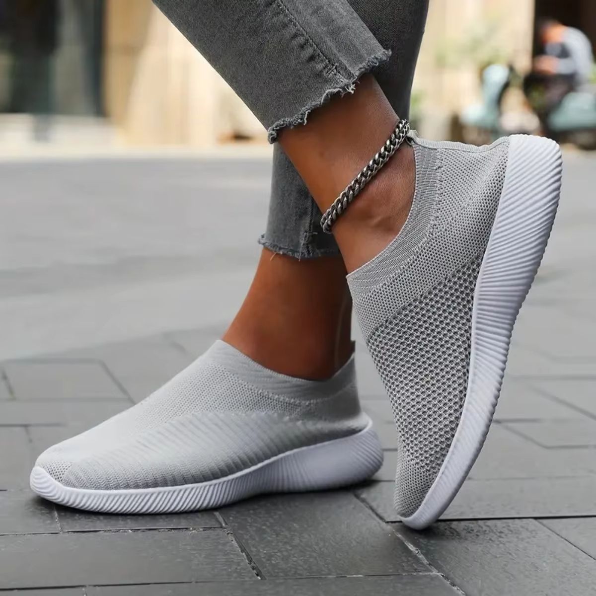 Summer SlipOn Walking Shoes  Lightweight Breathable Womens Loafers For AllDay Comfort 5