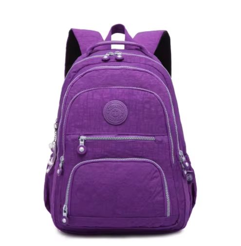 TEGAOTE Aesthetic School Backpack  Waterproof Nylon Laptop Bag And Travel Backpack Purse For Teen G 17