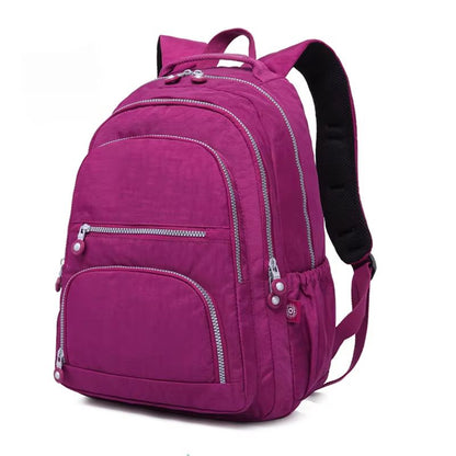 TEGAOTE Aesthetic School Backpack  Waterproof Nylon Laptop Bag And Travel Backpack Purse For Teen G 1