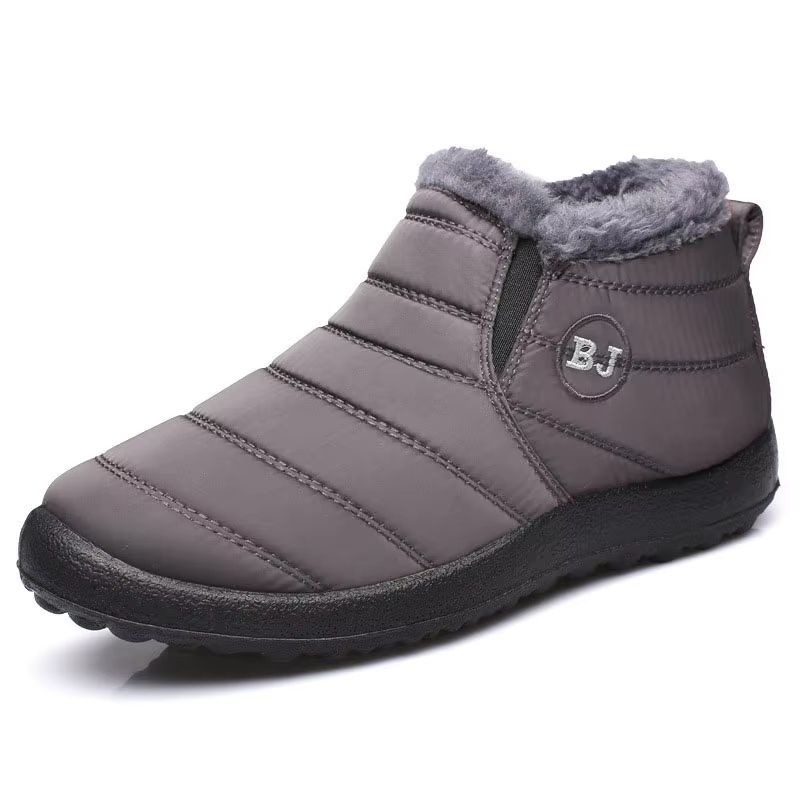 Mens Winter Snow Boots  Waterproof FurLined Hiking Ankle Boots For Outdoor Work And Cold Weather 10