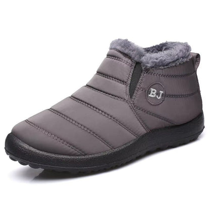 Mens Winter Snow Boots  Waterproof FurLined Hiking Ankle Boots For Outdoor Work And Cold Weather 10