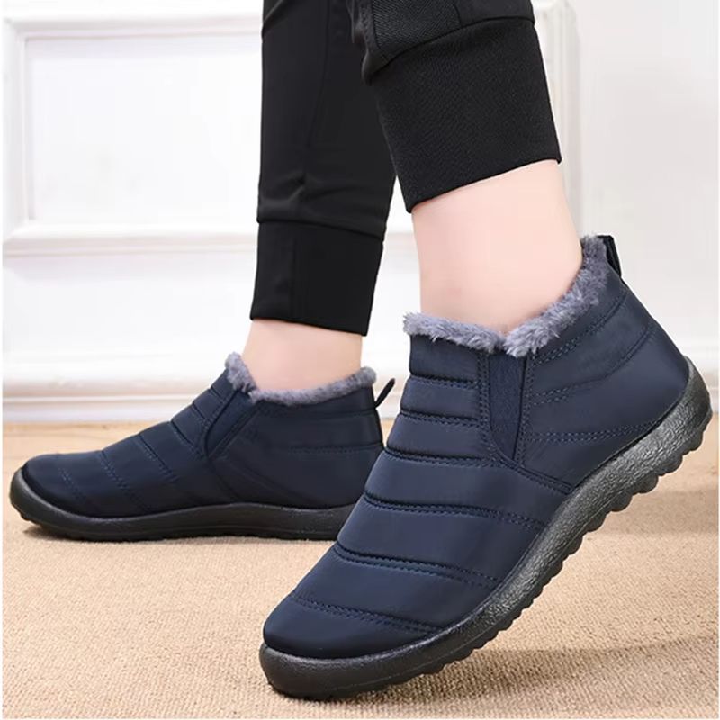 Mens Winter Snow Boots  Waterproof FurLined Hiking Ankle Boots For Outdoor Work And Cold Weather 3