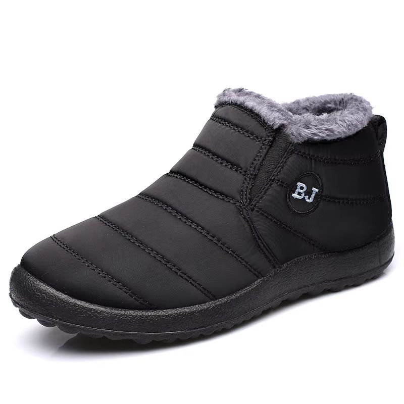 Mens Winter Snow Boots  Waterproof FurLined Hiking Ankle Boots For Outdoor Work And Cold Weather 7