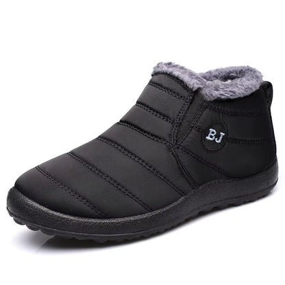 Mens Winter Snow Boots  Waterproof FurLined Hiking Ankle Boots For Outdoor Work And Cold Weather 7