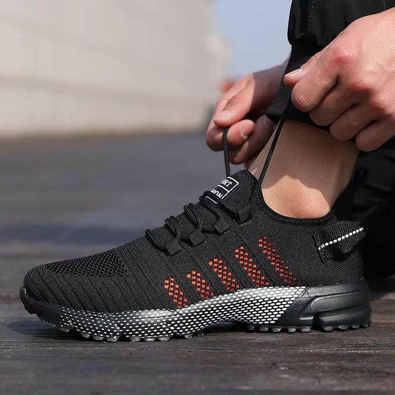 Mens Lightweight SlipOn Sneakers  Breathable Mesh Casual Running Shoes With Soft Soles 1