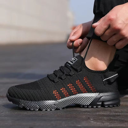 Mens Lightweight SlipOn Sneakers  Breathable Mesh Casual Running Shoes With Soft Soles 1