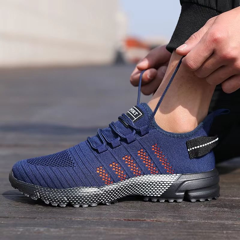 Mens Lightweight SlipOn Sneakers  Breathable Mesh Casual Running Shoes With Soft Soles 3
