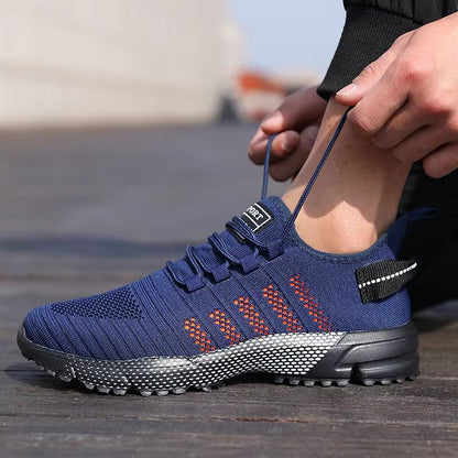 Mens Lightweight SlipOn Sneakers  Breathable Mesh Casual Running Shoes With Soft Soles 3
