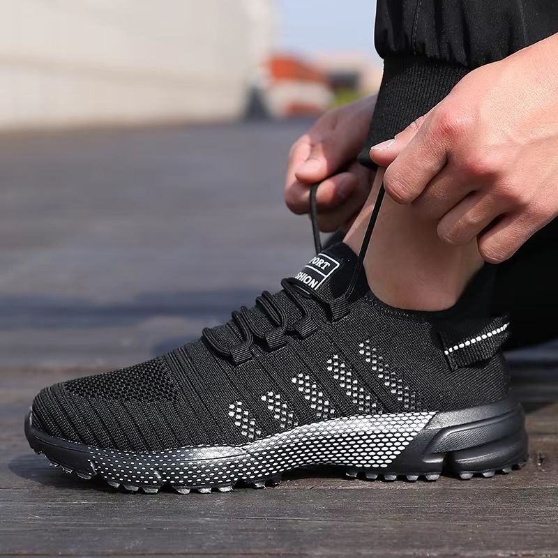 Mens Lightweight SlipOn Sneakers  Breathable Mesh Casual Running Shoes With Soft Soles 5