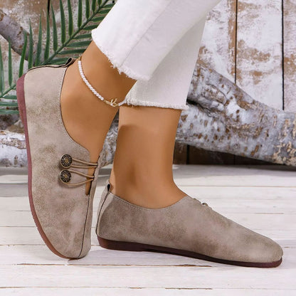 Womens Leather Loafers  Soft NonSlip Flat Shoes For Comfortable Walking And Everyday Fashion 6