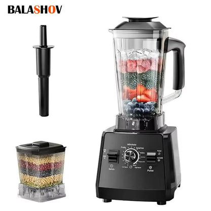 500W Professional Commercial Blender – Heavy Duty High-Power Food Processor for Smoothies, Ice, and Kitchen Use
