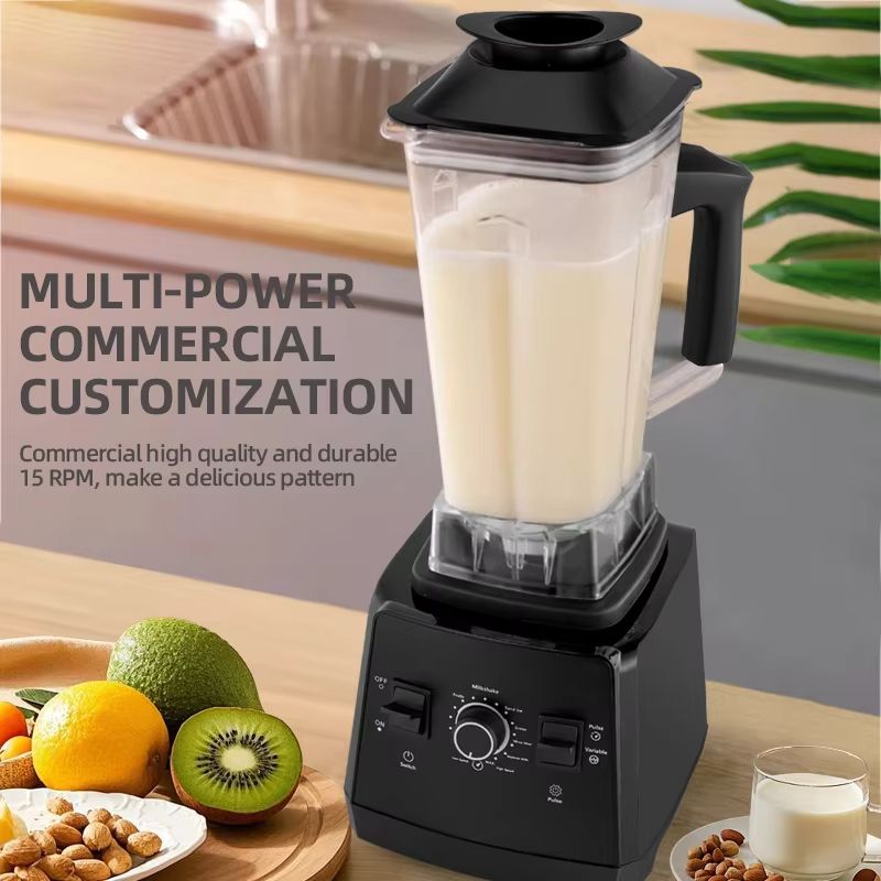 500W Professional Commercial Blender  Heavy Duty HighPower Food Processor For Smoothies Ice And Kit 2