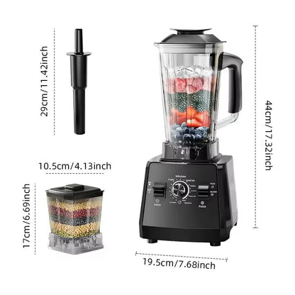 500W Professional Commercial Blender  Heavy Duty HighPower Food Processor For Smoothies Ice And Kit 6