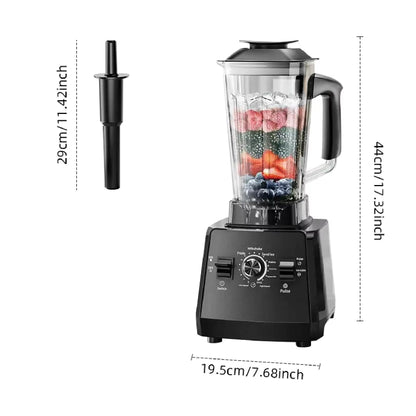 500W Professional Commercial Blender  Heavy Duty HighPower Food Processor For Smoothies Ice And Kit 7
