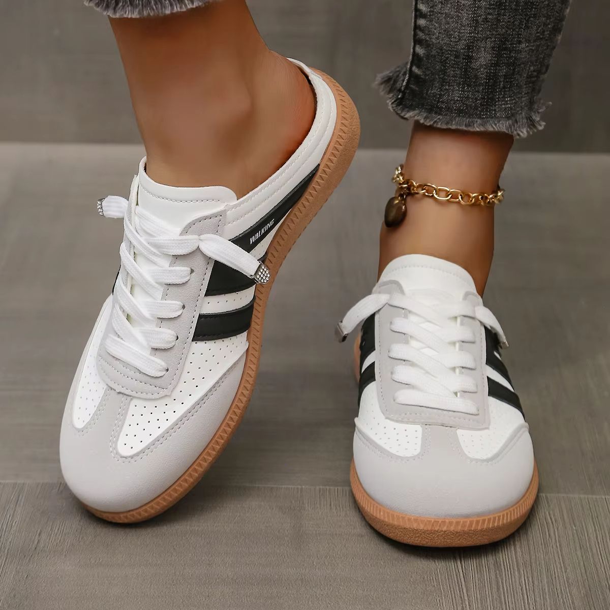 Womens Retro SlipOn Mule Sandals  Lightweight Backless Flat Shoes With Soft Bottom Comfort 2
