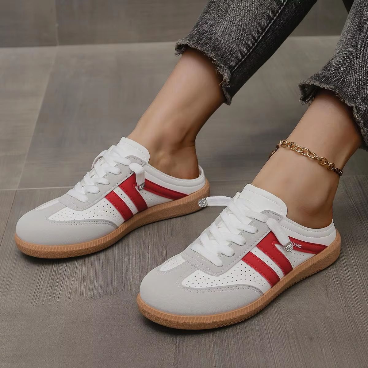 Womens Retro SlipOn Mule Sandals  Lightweight Backless Flat Shoes With Soft Bottom Comfort 3