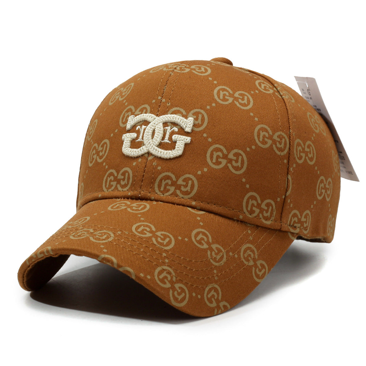 Spring and Summer Korean Version of Baseball Cap, New Old Flower Hat Women Full of Letters, Ins Trendy Cap Men Style