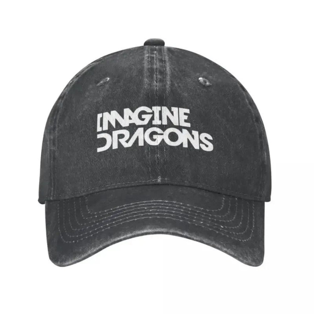 Men and Women Hip Hop Hat, Summer Imagine Dragons Wash Baseball Caps, Everyday Wear Camping Casual Adjustable Hat