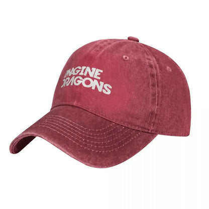 Men and Women Hip Hop Hat, Summer Imagine Dragons Wash Baseball Caps, Everyday Wear Camping Casual Adjustable Hat