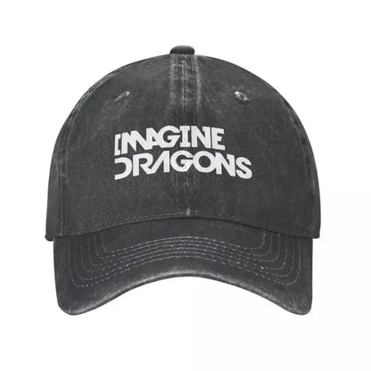 Men and Women Hip Hop Hat, Summer Imagine Dragons Wash Baseball Caps, Everyday Wear Camping Casual Adjustable Hat