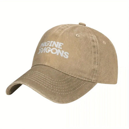 Men and Women Hip Hop Hat, Summer Imagine Dragons Wash Baseball Caps, Everyday Wear Camping Casual Adjustable Hat