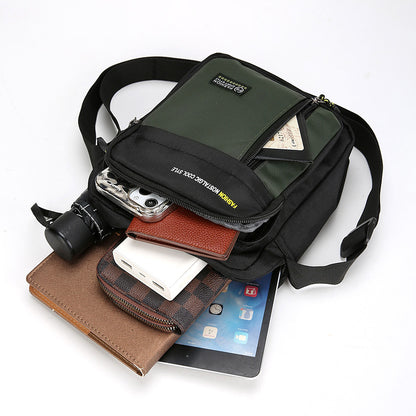 Stylish Mens Crossbody Bag Large Capacity Single Shoulder Bag MultiPocket Business  Travel Storage  5