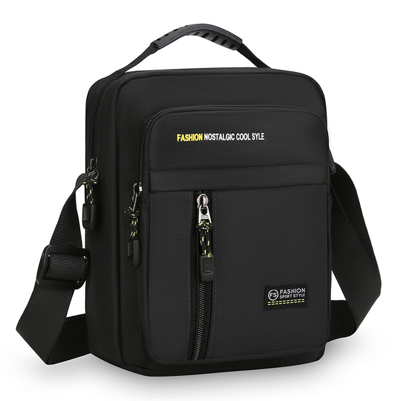 Stylish Mens Crossbody Bag Large Capacity Single Shoulder Bag MultiPocket Business  Travel Storage  6