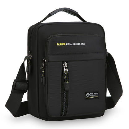 Stylish Mens Crossbody Bag Large Capacity Single Shoulder Bag MultiPocket Business  Travel Storage  6