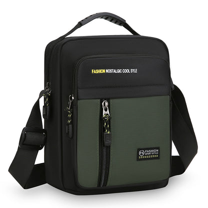 Stylish Mens Crossbody Bag Large Capacity Single Shoulder Bag MultiPocket Business  Travel Storage  9