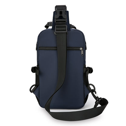 HighQuality Oxford Crossbody Bags For Men Fashion Mens Waist Packs Chest Bag Casual Handbag  Male C 1