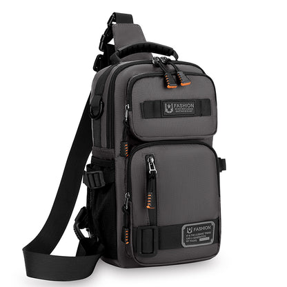 HighQuality Oxford Crossbody Bags For Men Fashion Mens Waist Packs Chest Bag Casual Handbag  Male C 6