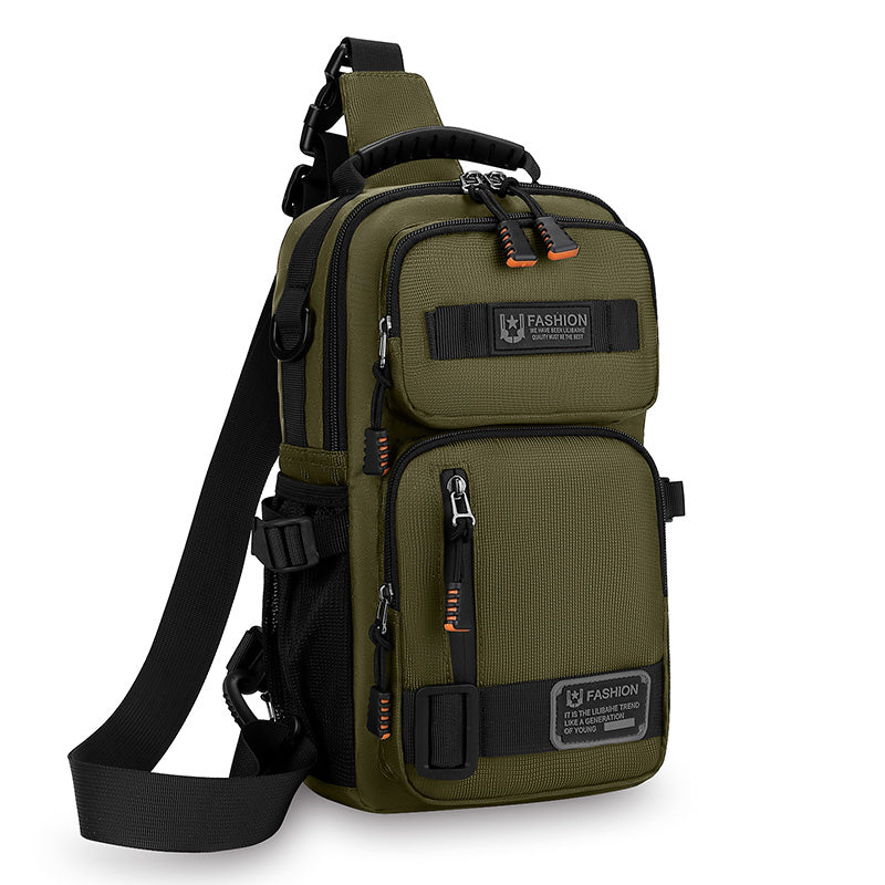 HighQuality Oxford Crossbody Bags For Men Fashion Mens Waist Packs Chest Bag Casual Handbag  Male C 8