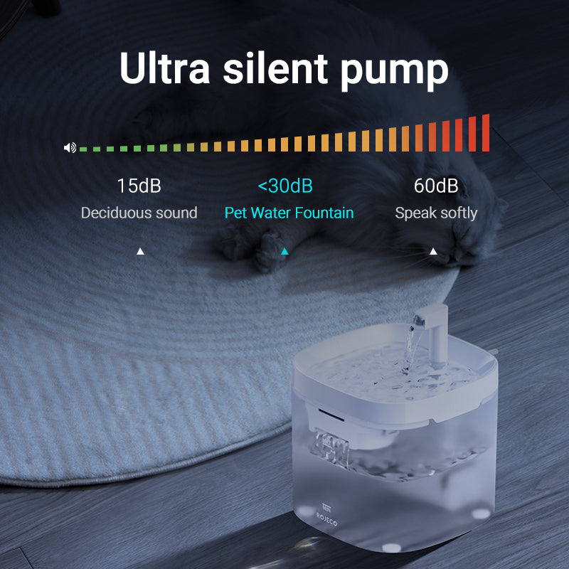 Pet Water Dispenser For Cats Dog Drinking Purifier Smart Cat Water Fountain Automatic Fountain With 3