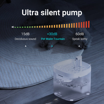 Pet Water Dispenser For Cats Dog Drinking Purifier Smart Cat Water Fountain Automatic Fountain With 3