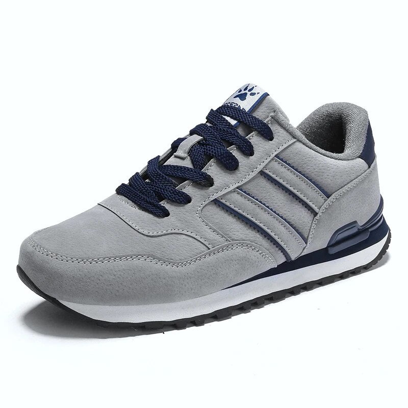 Artificial Leather Mens Casual Shoes Lightweight Spring Sneakers  Breathable LaceUp Flats For Outdo 7