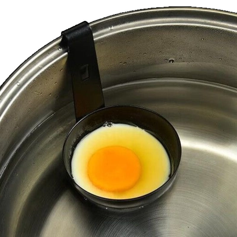 Stainless Steel Egg Poacher Nonstick Egg Boiling Mold With Hanger Hook  Kitchen Cooking  Steaming G 1