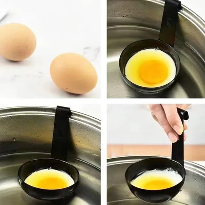 Stainless Steel Egg Poacher Nonstick Egg Boiling Mold With Hanger Hook  Kitchen Cooking  Steaming G 3