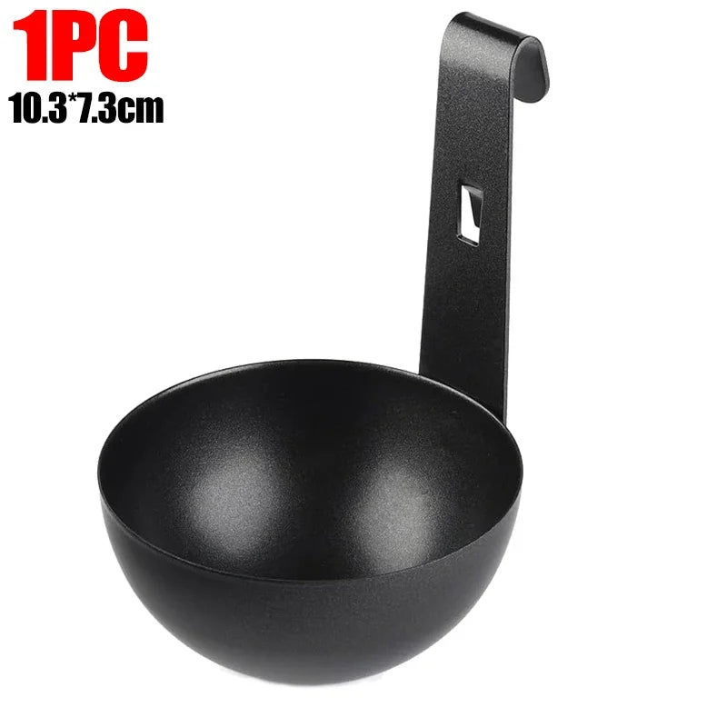 Stainless Steel Egg Poacher Nonstick Egg Boiling Mold With Hanger Hook  Kitchen Cooking  Steaming G 5