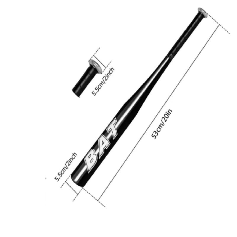 Aluminum Alloy Thickened Baseball Bat With Softball Gloves  Ball Outdoor Sports Home Personal SelfD 5