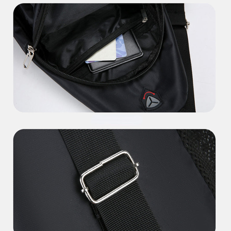 Unisex Crossbody Bag Fashion Breast Bag With Large Capacity  Travel Shoulder Bag For Men  Women Cas 5