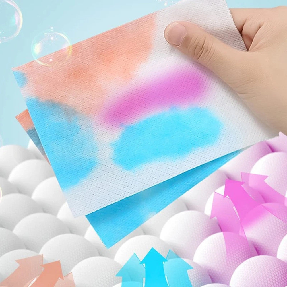 Laundry Color Catcher Sheets Absorb Color  Stains Allow Mixed Washes Washing Machine Sheets 3