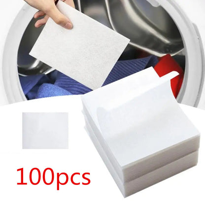 Laundry Color Catcher Sheets Absorb Color  Stains Allow Mixed Washes Washing Machine Sheets 8